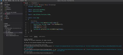 Maven with Java vs Code 的图像结果