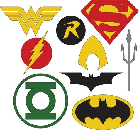 Printable Superhero Logos