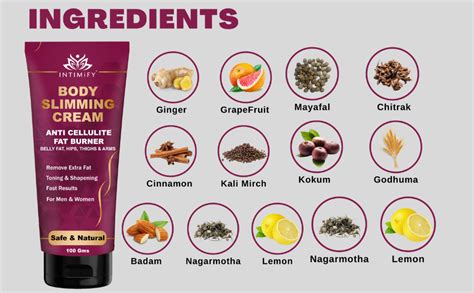 INTIMIFY Fat Loss Cream For Women, Fat Burner For Men, Fat Burner For ...