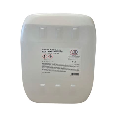 Isopropyl Alcohol 99% (20 L) - Costas Charalambides & Sons Ltd