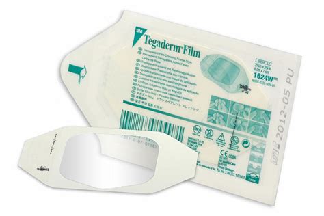 3M™ Tegaderm™ Transparent Film Dressing Frame Style 1624W, 2 3/8 in x 2 ...