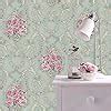 Wolpin Wall Stickers Home DIY Decals Botanical Wallpaper (45 cm x 10 m ...