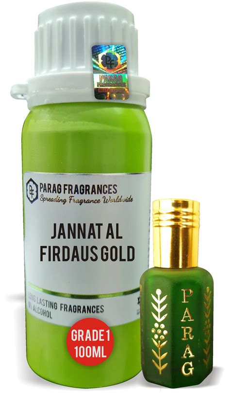Parag Fragrances Jannat Al Firdaus Gold Attar 100Ml (With Empty Fancy ...