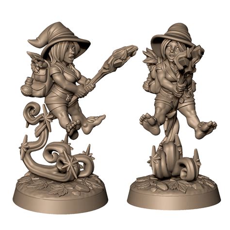 Halfling Mage 1 by Menagerie Miniature – Studio Historia