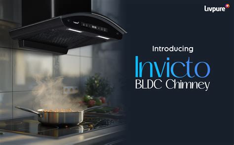 Livpure 60cm 1400m/hr Curved Glass BLDC Filterless Autoclean Kitchen ...