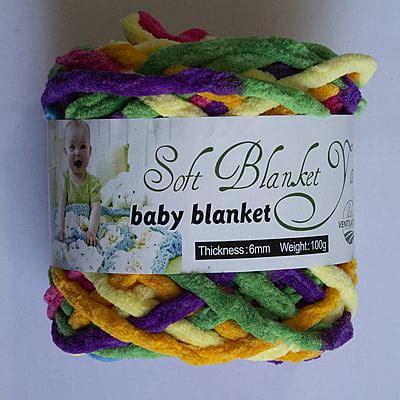 Buy Soft Baby Yarn | Super Thick Fluffy Jumbo Polyester |Baby Blanket ...