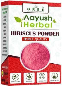 Aayush Herbal 100% Natural/Organic Hibiscus Powder For Hair Growth ...