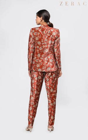 Velvet Floral Suit – ZERAC
