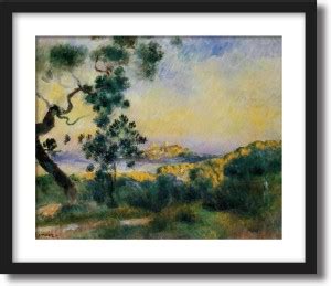 ArtCentral View of Antibes, 1892-93 Painting By Pierre Auguste Renoir ...