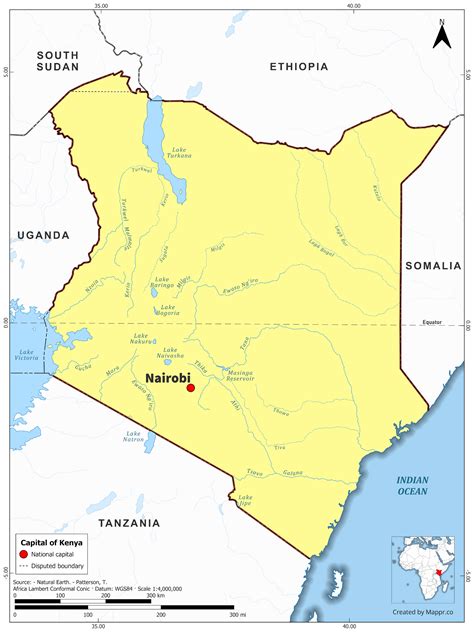 Kenya Maps | Mappr
