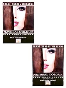 Buy Khadi Mauri Dark Brown Mehndi,Pack of 2, 100 Grams each(Total 200 ...