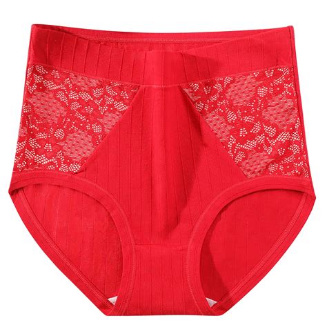ZVNAΖH Panties for Women Plus Size Breathable Lace Panties Clearance ...