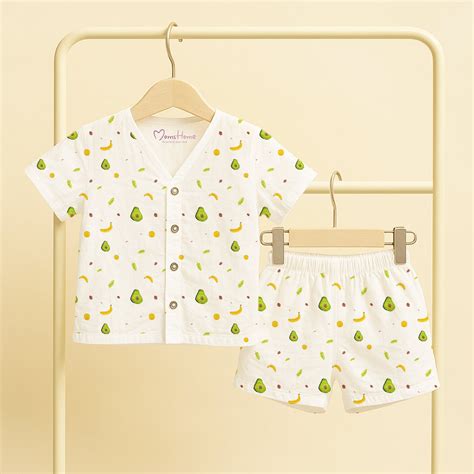 Organic Cotton Muslin T-Shirt & Shorts For Toddler Kids | Summer ...
