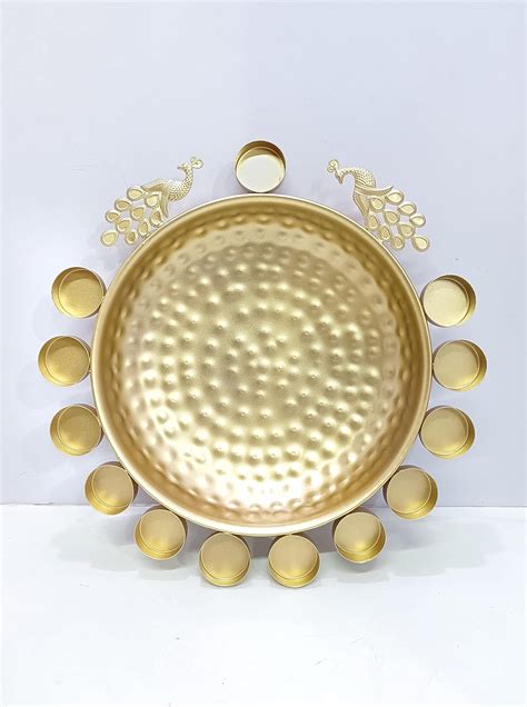 Buy Extreme Karigari Urli/Floating Flower Bowl Small/Peacock Urli ...