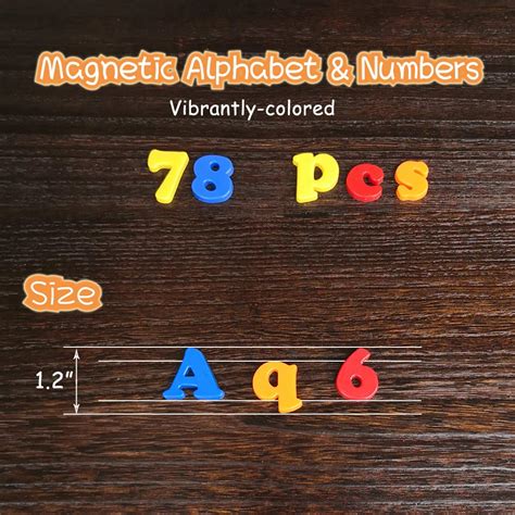 Buy Magnetic Alphabet Letters and Numbers for Toddlers Magnets ABC 123 ...