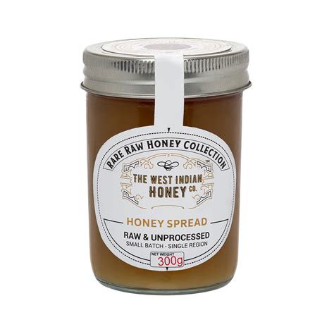 Raw Honey Spread, 300 g | 100% Pure & Unprocessed – The West Indian ...