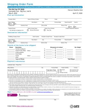 Image result for Shipping Order Form