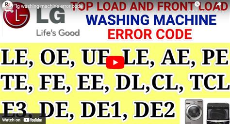 Image result for Motorola Washing Machine Lo Error Code