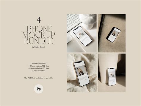 IPhone Mockup Bundle Phone Mockup Digital Product Mockup Aesthetic ...