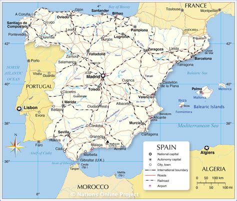Political Map of Spain - Nations Online Project