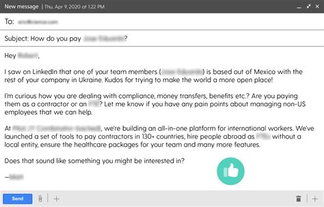 Mail Send Example 的图像结果
