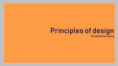 Design Principles Sample 的图像结果