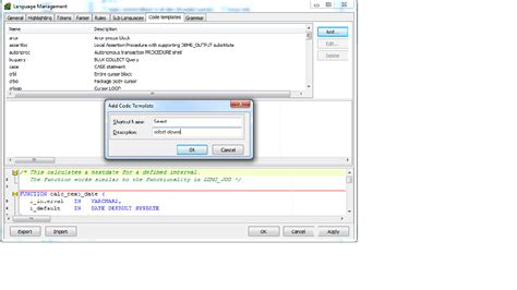Image result for Oracle Example Code