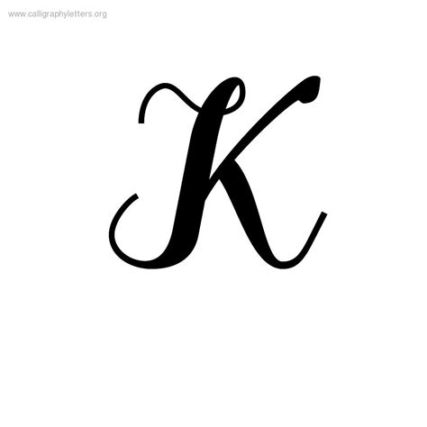 Letter K Fonts