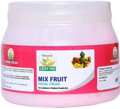 GreenVaid Mix-Fruit Facial Cream - Price in India, Buy GreenVaid Mix ...