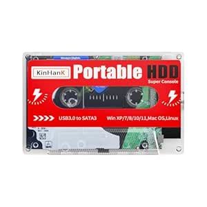 Lutonvia 2TB External Hard Drive, Retro Console Built-in 120000+ Games ...