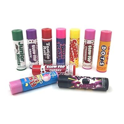 Buy 10 Pieces Flavored Tootsie Roll Lip Balms taste beauty Party Pack ...