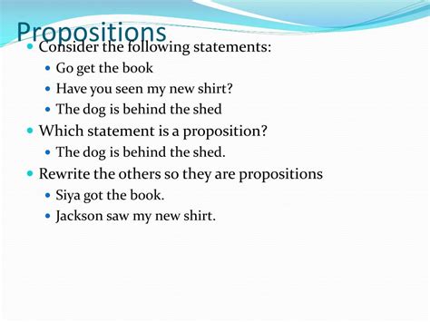 Image result for Math Proposition Examples