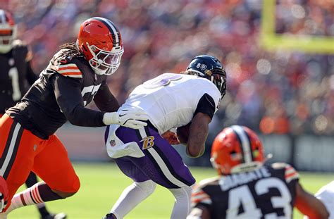 Cleveland Browns defense vs. Baltimore Ravens, October 27, 2024 ...