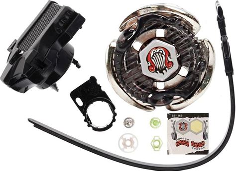 Funstars Spiral Screw Lyre BB116B Metal Fury Spinning Top with Launcher ...