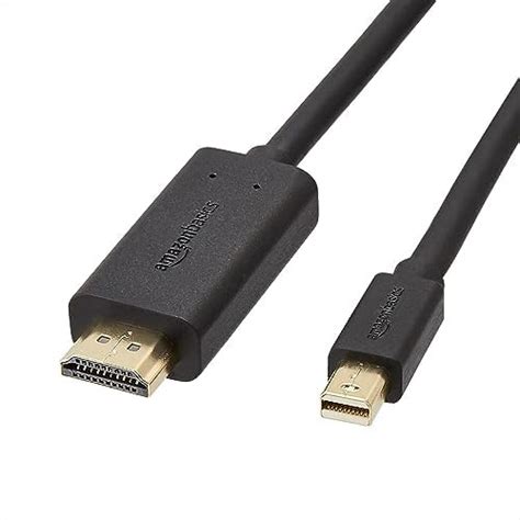 Amazon Basics AmazonBasics Mini DisplayPort to HDMI Cable-3 Feet,Black ...