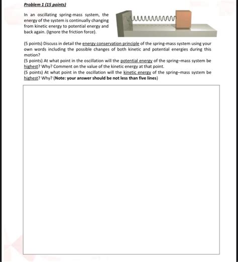 Oscillating Spring with Mass Problem 的图像结果