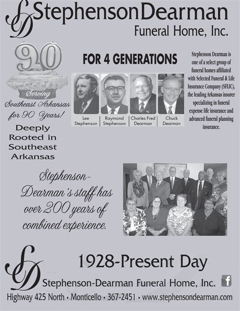 Stephenson Dearman Funeral Home Deeply Rooted In Southeast Arkansas ...