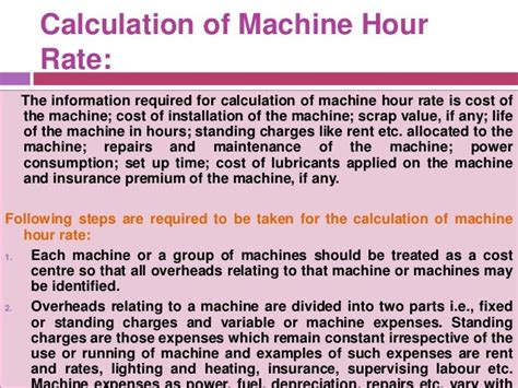Image result for Machine Hour Rate