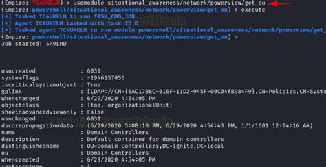 Empire for Pentester AD Enumeration