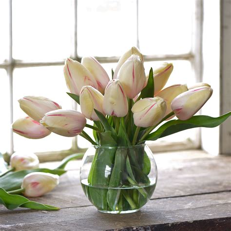 Flower Vases With Tulips