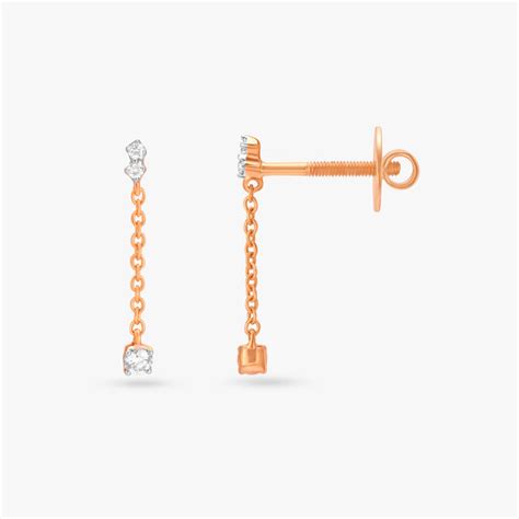 Slender Glow Diamond Pendant with Chain and Earrings Set