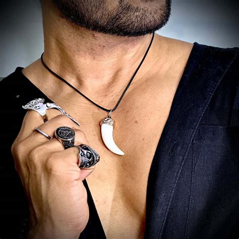 Buy Now Premium Leather Necklace - THE MEN THING Necklace for Men ...