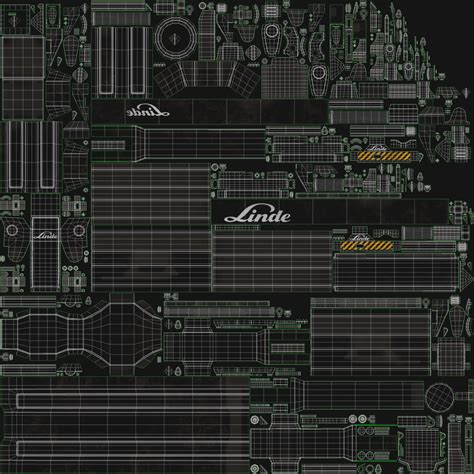 3D model Linde Reach Stacker with 20ft ISO Container Rigged | 3D Molier ...