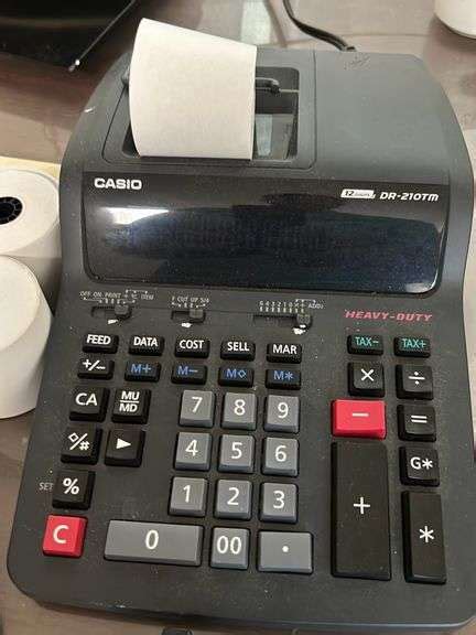 Image result for How to Load Paper in Casio Adding Machine