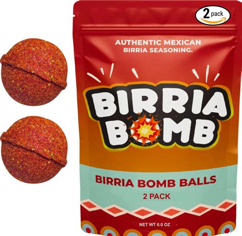 Amazon.com : EZ Bombs Birria Bomb Seasoning, Pack of 2 – Authentic ...