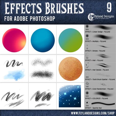 Custom Adobe Photoshop Brushes by Freelance Artist Brian Allen ...