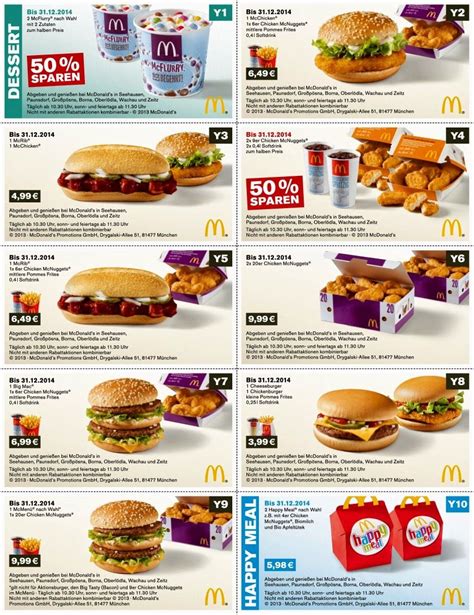 Free Mcdonalds Printable Coupons