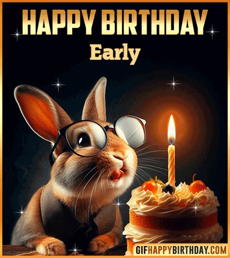 🎉 Happy Birthday Early GIF 🎂 Funny & Personalized Animated Wishes