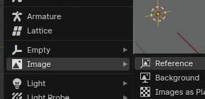 Blender Add Image Reference 的图像结果