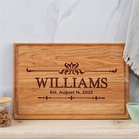 Monogrammed Cutting Boards | Personalized Wedding Gifts - Forest Decor